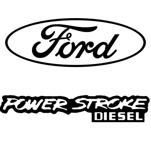Cool Ford Powerstroke Logo Updated 6.0 Badges And More | Ford